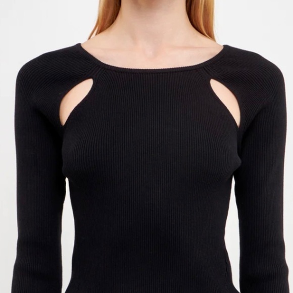 Astley double cut out knit top - Picture 7 of 7